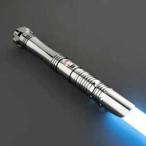 Silver Upsilon Duelling Lightsaber - RGB-X, view 1