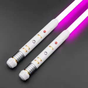 Temple Guard SE White Double-Bladed Lightsaber - Proffie 2.2, view 2