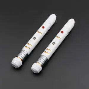 Temple Guard SE White Double-Bladed Lightsaber - SNV4 PRO, view 1