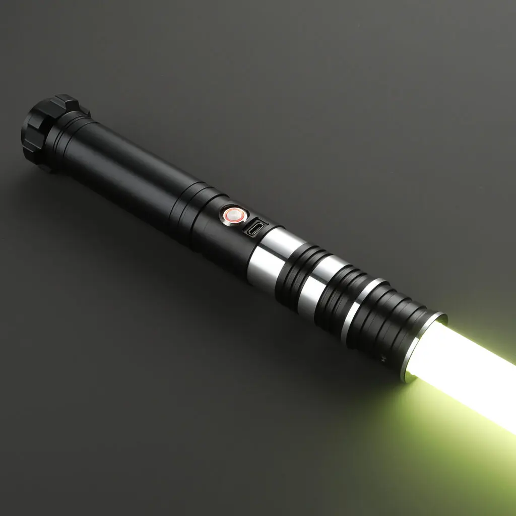 The Azeph Black Duelling Lightsaber - RGB-X, view 1