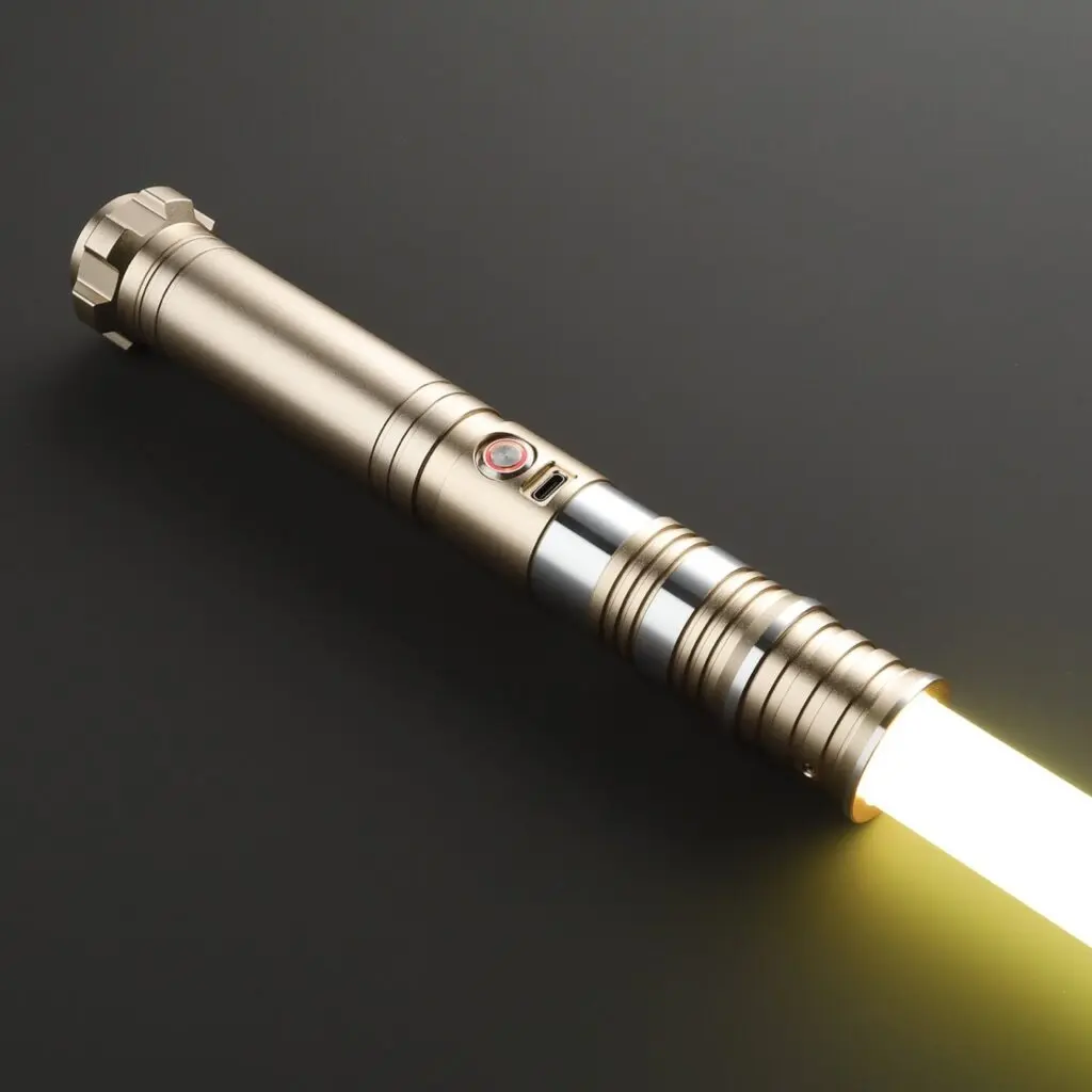 The Azeph Gold Duelling Lightsaber - RGB-X, view 1