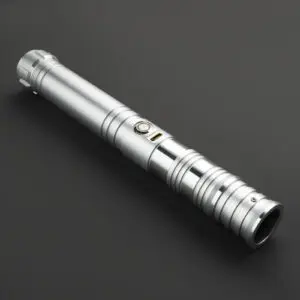 The Azeph Silver Duelling Lightsaber - RGB-X, view 1