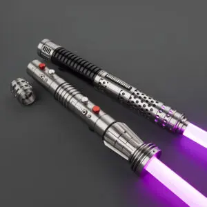 Ventress With Darth Maul Double-Bladed  Lightsaber - Xenopixel V3, view 1