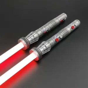 Weathered Darth Maul Double-Bladed Duelling Lightsaber - S-RGB, view 6