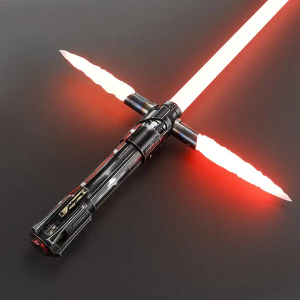 Weathered Kylo Ren Crossguard Lightsaber - Xenopixel V3