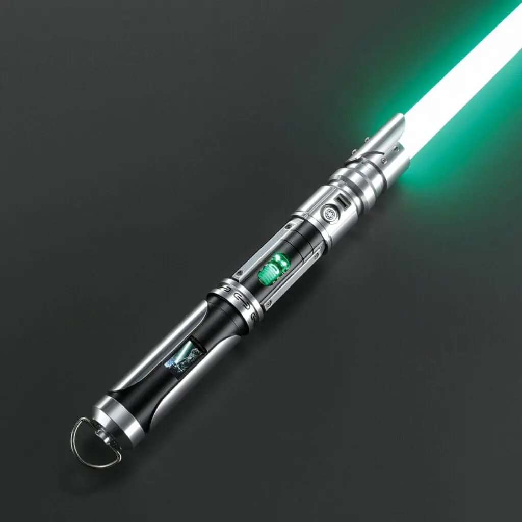 Exposed Kyber Crystal Lightsaber with LED Display - Xenopixel V3, view 1