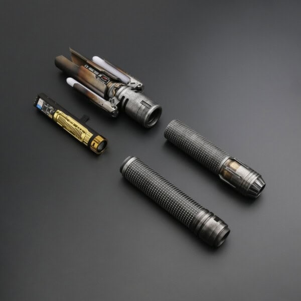 Weathered Cal Kestis Crossguard Lightsaber - SNV4 PRO, view 6