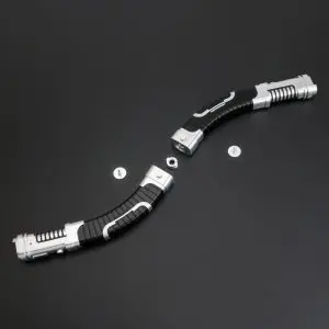 Curved Ventress Double-Bladed Duelling Lightsaber - S-RGB, view 5