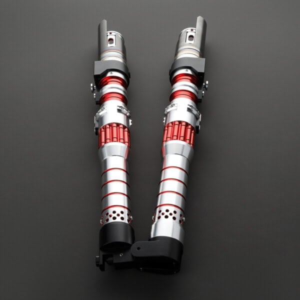 Dark Rey Palpatine Double-Bladed Duelling Lightsaber - RGB-X, view 3