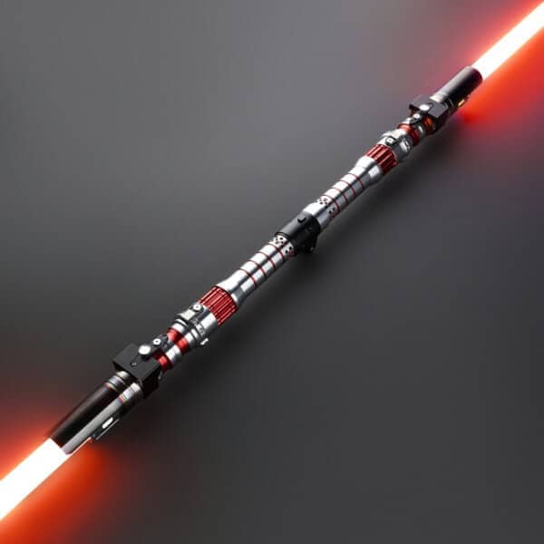 Dark Rey Palpatine Double-Bladed Duelling Lightsaber - RGB-X, view 2