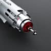 Black 1-inch Blade Plug, view 1