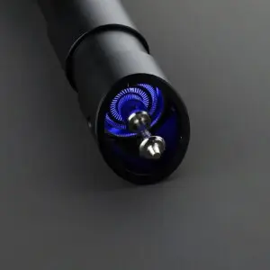 Black 1-inch Blade Plug, view 2