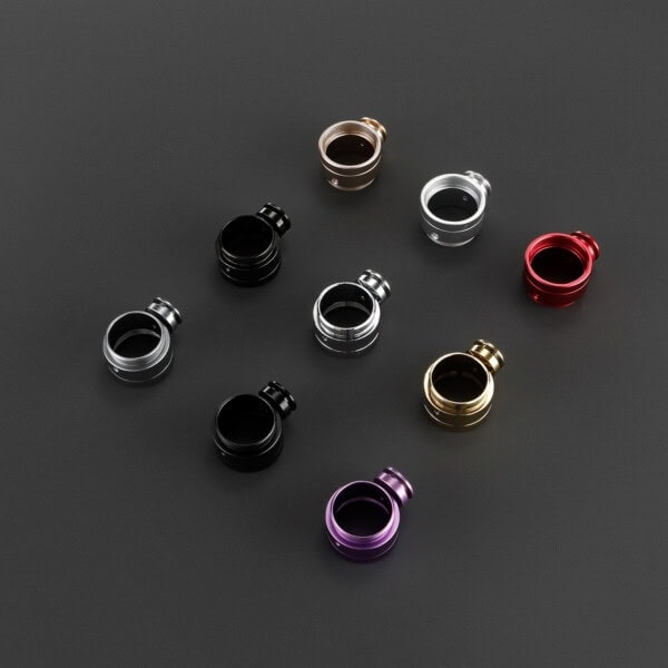Black Covertec Wheel Adapter for RGB-X and Xenopixel Lightsabers, view 2