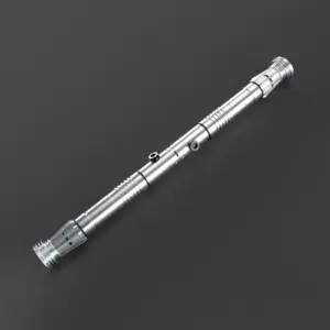 Darth Maul Silver Double-Bladed Duelling Lightsaber - RGB-X, view 3