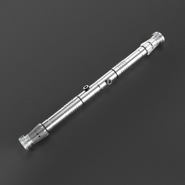 Darth Maul Silver Double-Bladed Duelling Lightsaber - RGB-X, view 3