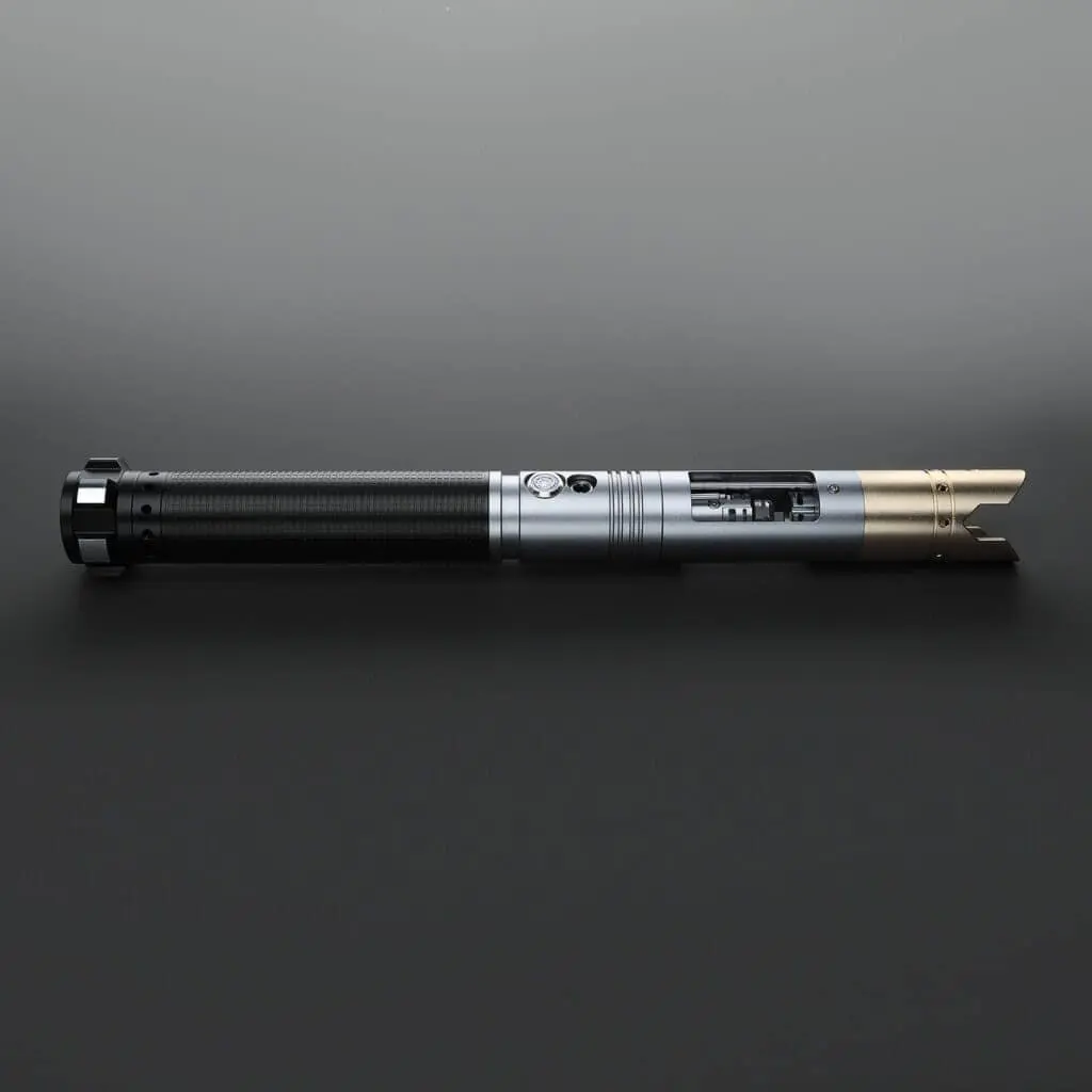 Grey Obsirus Duelling Lightsaber - RGB-X, view 1