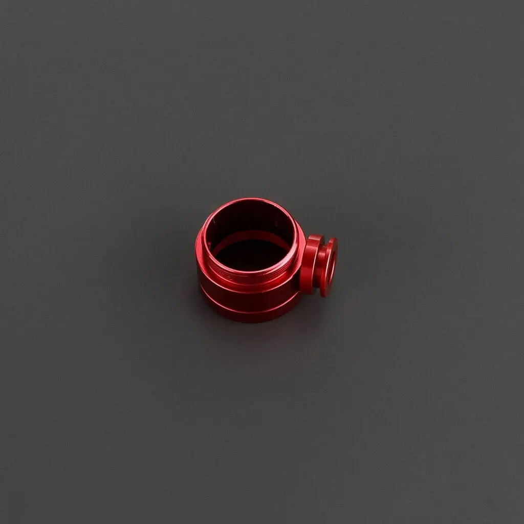 Red Covertec Wheel Adapter for RGB-X and Xenopixel lightsabers, view 1