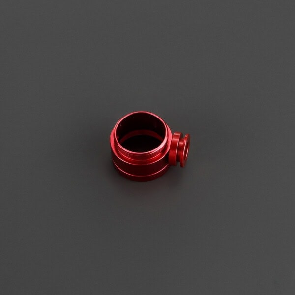 Red Covertec Wheel Adapter for RGB-X and Xenopixel lightsabers, view 1