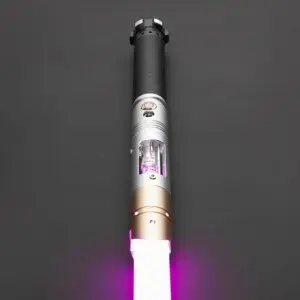 Silver Obsirus Duelling Lightsaber - RGB-X, view 1