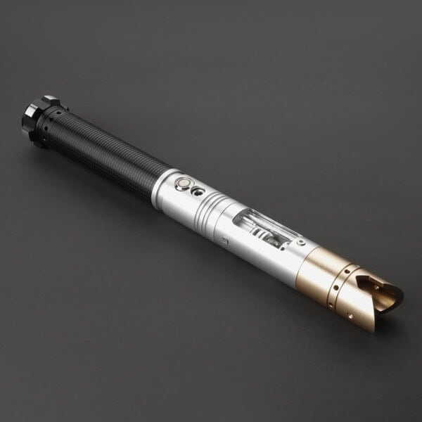 Silver Obsirus Duelling Lightsaber - RGB-X, view 4