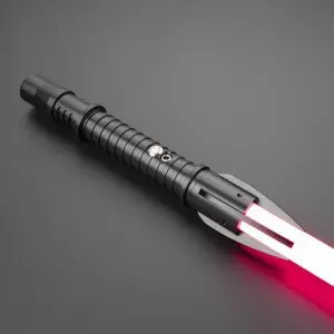 Black Tron Duelling Lightsaber - RGB-X, view 1