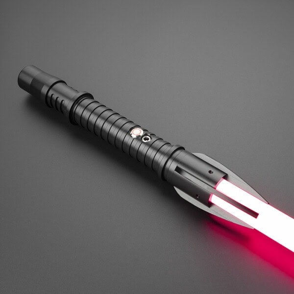 Black Tron Duelling Lightsaber - RGB-X, view 1
