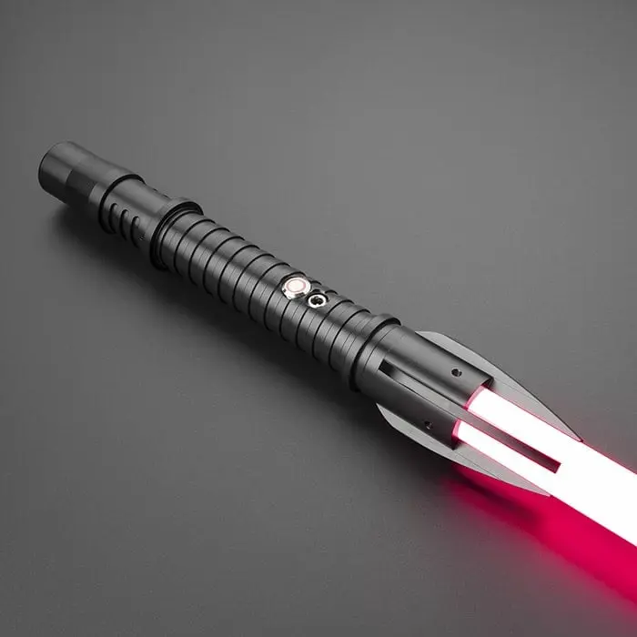 Black Tron Duelling Lightsaber - RGB-X, view 1
