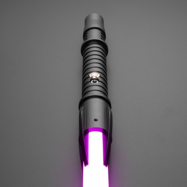 Black Tron Duelling Lightsaber - RGB-X, view 4