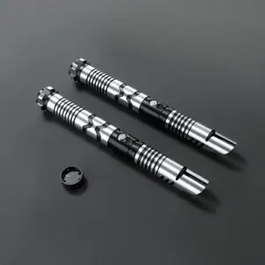 Ordo V2 Double-Bladed Duelling Lightsaber - RGB-X, view 1