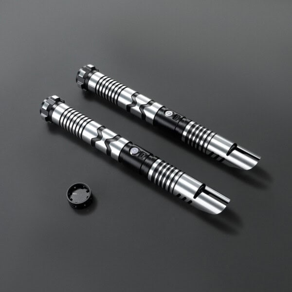 Ordo V2 Double-Bladed Duelling Lightsaber - RGB-X, view 1