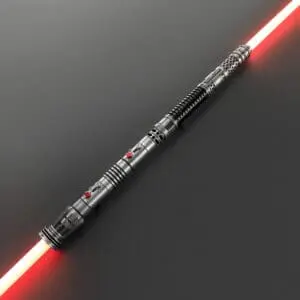 Ventress With Darth Maul Weathered Double-Bladed Duelling Lightsaber - RGB-X