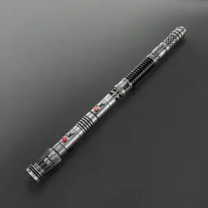 Ventress With Darth Maul Weathered Double-Bladed Duelling Lightsaber - RGB-X, view 1