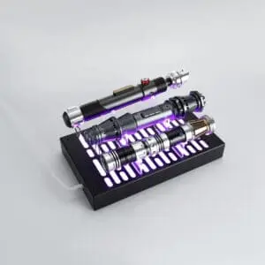 RGB Triple Lightsaber Tiered Stand, view 2